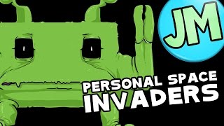 Personal Space Invaders Game Parody  Jaxamoto [upl. by Petite417]