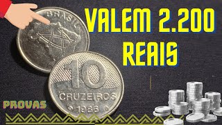 VALEM 2200 REAIS ALGUMAS RARIDADES DE 10 CRUZEIROS [upl. by Thebazile92]