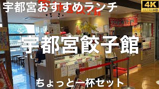 宇都宮餃子館 パセオ店 20247 ちょっと一杯セット 1450円。 [upl. by Purvis166]