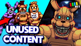 FNAF Into the Pit has A LOT of Unused Graphics  LOST BITS TetraBitGaming [upl. by Notneb]