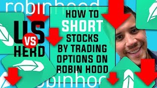 How To Short Stocks By Trading Options On Robinhood App [upl. by Radbun912]