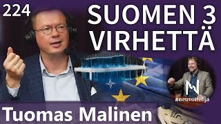 Tuomas Malinen Suomen 3 Virhettä neuvottelija 224 [upl. by Latreese]