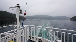 Vancouver Tsawwassen to Salt Spring Island Long Harbour  BC Ferries Salish Raven [upl. by Peppard]