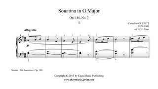 Gurlitt  Sonatina Op 188 No 3 13 [upl. by Brahear]