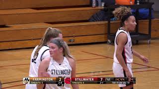 High School Girls Basketball Farmington vs Stillwater [upl. by Attezi]