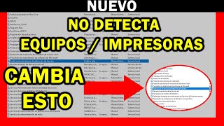 🍎 Mi Pc NO RECONOCE EQUIPOS e IMPRESORAS en Red ✅【 SOLUCIÓN para WINDOWS 11 10 8 7 】 [upl. by Ellirpa]