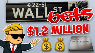 rwallstreetbets 1200000 AMD GAINS WSB YOLO OPTIONS TRADING [upl. by Ayekal]