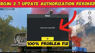 27 update Authorization revoked login fix [upl. by Brooke]