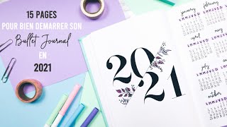 🦋 COMMENT COMMENCER UN BULLET JOURNAL EN 2021  mois de Mars [upl. by Mita]