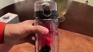 Brimma Fruit Infuser Water Bottle This one feature makes this the perfect water bottle [upl. by Manheim277]