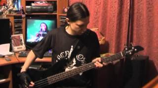 TRISTANIA  My Lost Lenore December Elegy Pale Enchased Bass Covermpg [upl. by Karim]