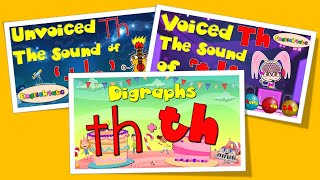 The Sound of Thth  Digraphs  VoicedUnvoiced  Compilation  Phonics Mix [upl. by Irem514]