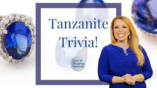 Gemstone Trivia Tanzanite a December birthstone [upl. by Vey]