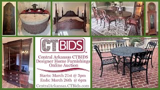 Designer Home Furnishings Online Auction [upl. by Ilaw]