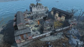 Fallout 4  Croup Manor Build Vanilla  DLCs [upl. by Ahsimin645]