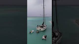 Huge yacht runs aground [upl. by Funch]