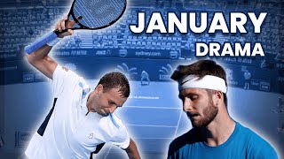 Madness Down Under  Tennis DRAMA January 2022 [upl. by Elok]