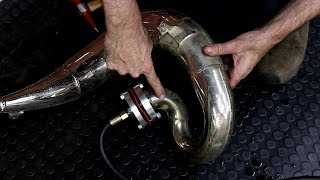 2stroke Pipe Repair HydraForce with custom bung [upl. by Maretz]