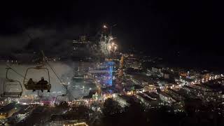 Gatlinburg New Year’s Eve Fireworks from SkyLift Park 2023 [upl. by Edrahs536]