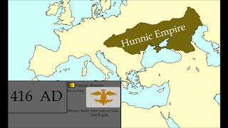 The Rise and Fall of the Hunnic Empire Every Year [upl. by Eadahc]