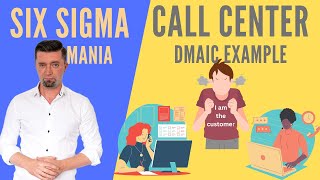 DMAIC Call center example DMAIC Case Study [upl. by Oesile49]