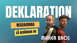 Deklaration  Reseavdrag så beräknar du [upl. by Ardnic938]