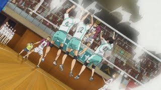 Haikyuu  Shiratorizawa vs Aoba Johsai [upl. by Neeoma]