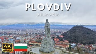 Plovdiv Bulgaria  4K Aerial Drone Video Compilation [upl. by Solorac]