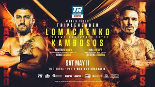 Vasiliy Lomachenko vs George Kambosos  POSTFIGHT PRESS CONFERENCE [upl. by Dielu]