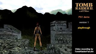 Tomb Raider 2 PS1 Demo Version 1 [upl. by Lapham789]