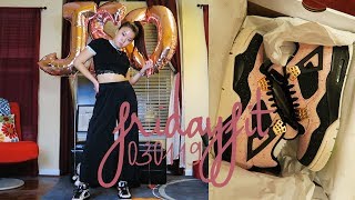 fridayfit 030119  Jordan 4 Retro Silt Red Splatter [upl. by Akoyin]