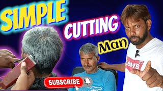 Simple cutting man💇🫣 Karne Ka Asaan Tarika  बलों की कटिंग कैसे करते हैं  Step by Step full video [upl. by Aicilram914]