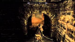 Skyrim  How To Get Out Of The Ratway Vaults Riften [upl. by Otrevire]