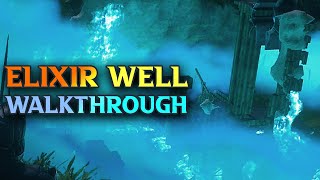 Clear The Elixir Well Walkthrough  Enshrouded Beginners Guide [upl. by Ranilopa359]