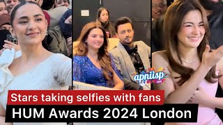 Hum Awards 2024 London with Hania Aamir Atif Aslam Mahira Khan Yumna Zaidi Ahad Raza Mir [upl. by Bullen352]