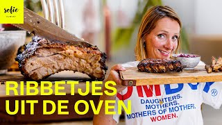 Oven Baked Ribs Recipe  How to Make BBQ Ribs in the Oven [upl. by Tekcirk242]