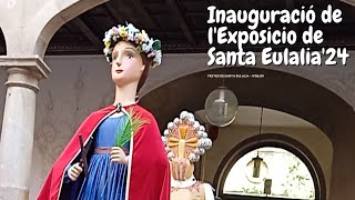 Inauguració de lExposició de Gegantons de les Festes de Santa Eulalia  4224 santaeulalia [upl. by Llehsim]