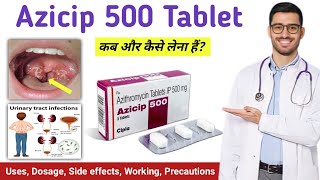 Azicip 500 tablet uses in hindi  Azithromycin tablets ip 500mg hindi  Azicip 500  Azicip tablet [upl. by Meng]