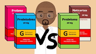 Qual a diferença entre PREDNISONA e PREDNISOLONA Eles são intercambiáveis [upl. by Aernda]