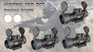 DIANA 1X40 2X40 3X42 3X44 Hunting tactical rifle optical sight red dot scope [upl. by Fatsug]