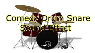 Comedy Drum Snare HD Badadum [upl. by Mercedes]