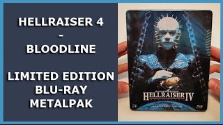 HELLRAISER 4  BLOODLINE  LIMITED UNCUT BLURAY METALPAK UNBOXING [upl. by Nixon]