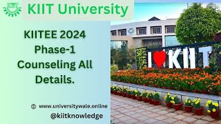 KIITEE 2024 Phase1 Counseling Process  KIITEE Phase 1 Counseling Process  KIITEE 2024 Counseling [upl. by Yebba]