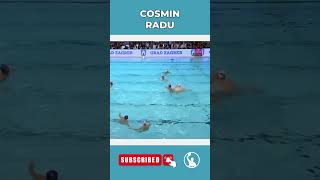 Epic Water Polo Match with Cosmin Radu shorts waterpolo goals [upl. by Attena]