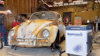 LASER blasting my VW Beetle  Does it work [upl. by Egrog945]