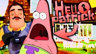 NOW PATRICK IS MY NEIGHBOR Hello Patrick  Hello Neighbor Mobile Ripoff Game [upl. by Reich]