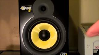 Rokit 8 Powered Studio Monitors  KRK Systems [upl. by Ynaiffit]