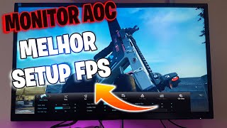 ✔️MONITOR AOC GAME Configuração Atual para Jogos FPS  Low Input Lag  05ms Overdrive sem Ghosting [upl. by Sesilu303]