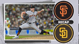 Giants vs Padres Game Highlights 32924  샌프란시스코 자이언츠 하이라이트  MLB Highlights [upl. by Direj114]