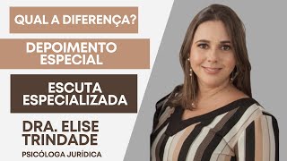 Depoimento Especial e Escuta Especializada qual a diferença Vida Mental Perícias [upl. by Flavia]